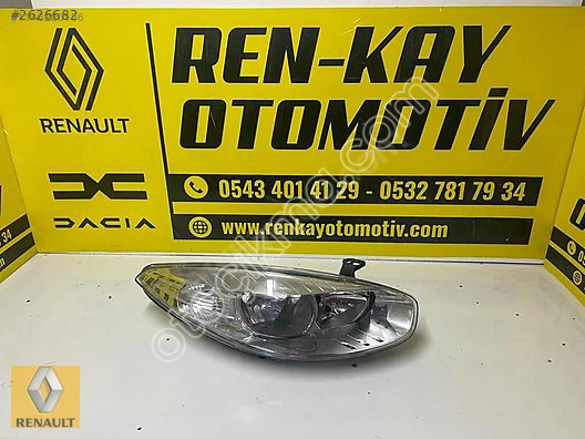 RENAULT FLUENCE SAĞ ÖN FAR SIFIR ÇIKMA YEDEK PARÇALAR RENKAY