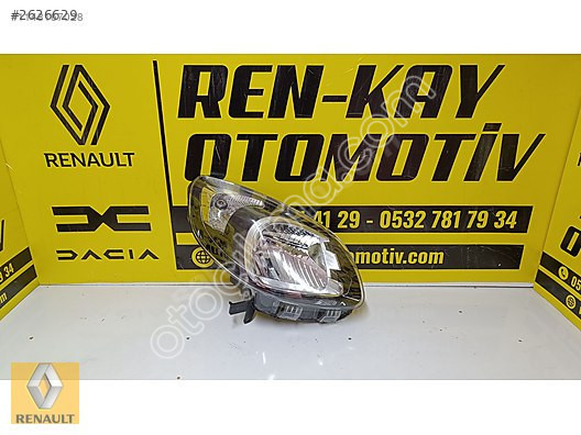 RENAULT KANGO 4 SAĞ FAR SİYAH ZEMİN SIFIR PARÇA 2015-19 RENK