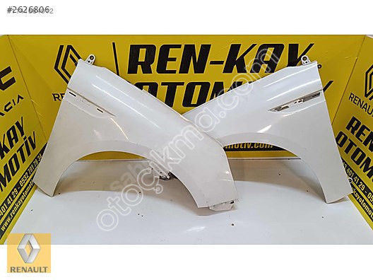 RENAULT MEGAN 4 SAĞ SOL ÇAMURLUK BEYAZ ÇIKMA ORJ RENKAY OTOM