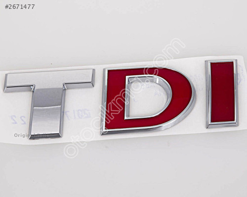 POLO TIGUAN TOURAN 16-23 ARKA BAGAJ TDI YAZISI 5TA853675E JZQ