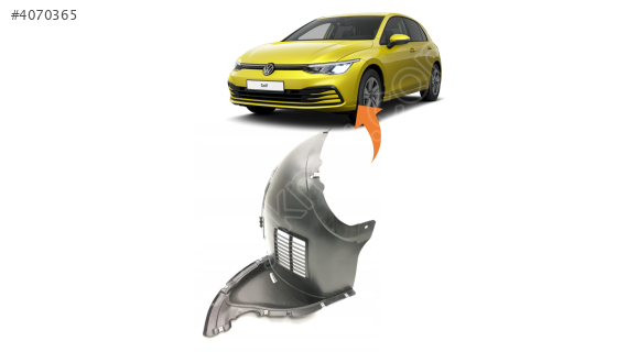 5H0805911H VW GOLF8 2020 SOL ÖN TEKER ÇAMURLUK DAVLUMBAZI ÖNÜN Ö