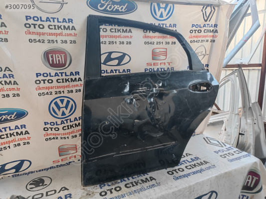 Fiat Linea arka sol kapı Orjinal siyah