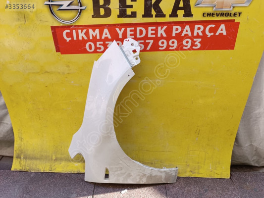 OPEL ASTRA J SAĞ ÖN ÇAMURLUK BEYAZ ÇIKMA ORJİNAL YEDEK PARÇA