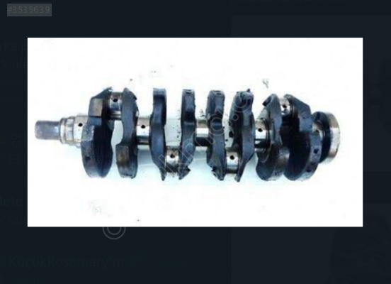 Mazda 2.0 crankshaft