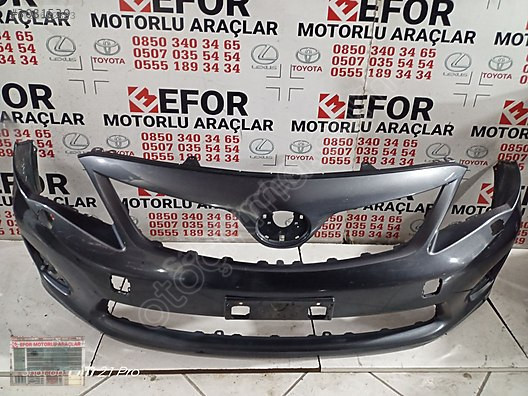 TOYOTA COROLLA ÖN TAMPON ÇIKMA ORİJİNAL PARÇA 2010-2012
