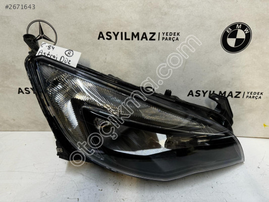 OPEL ASTRA J SAĞ FAR ORJİNAL LEDSİZ TİP OEM:13297723