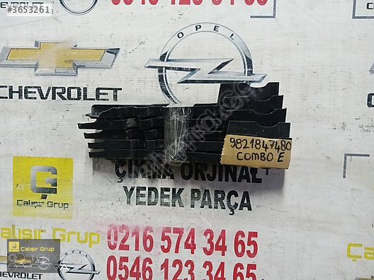 COMBO E SOL ÖN TAMPON BRAKETİ OEM 9821847480 ÇIKMA SÖKME YEDEK