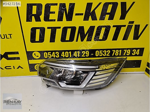260601790R RENAULT TRAFİC 3 SOL FAR LED ORJ ÇIKMA RENKAY KOCAELİ