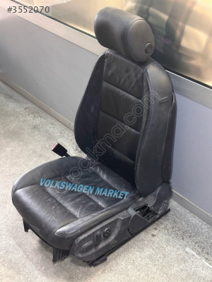 AUDİ A6 05-11 SOL ÖN SİYAH DERİ ELEKTRİKLİ KOLTUK 4F0959761