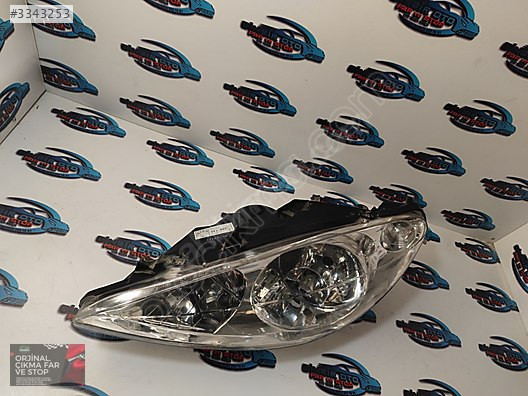 PEUGEOT 206 SOL FAR ÇIKMA ORJİNAL 2002-2009 BİNBİR OTO FAR-STOP