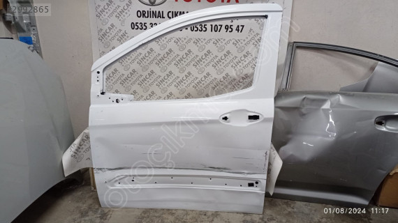 SİNCAR OTO'DAN FORD COURİER 2014 2023 SOL ÖN KAPI ÇIKMA ORJİNAL