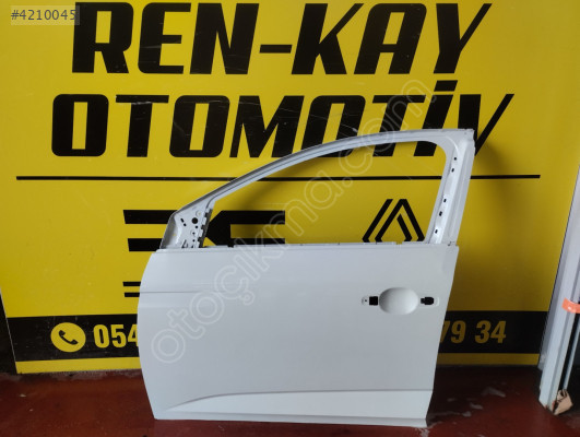 RENAULT MEGANE 4 SOL ÖN KAPI SEDEF BEYAZ ORJ ÇIKMA RENKAY