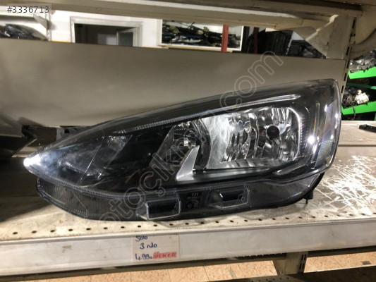 FORD FOCUS 4 LEDLİ SİYAH NİKELAJ SOL FAR