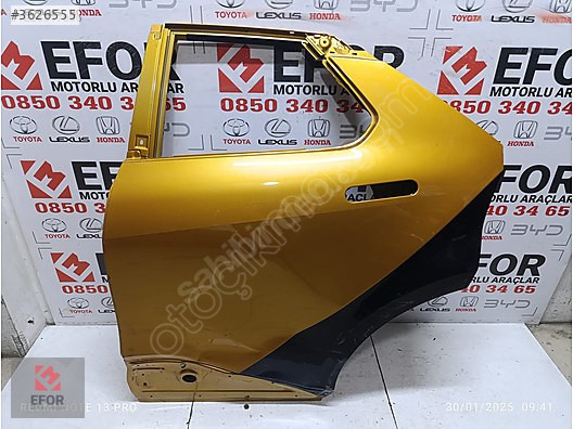 TOYOTA C-HR SOL ARKA KAPI ÇIKMA ORİJİNAL PARÇA 2024