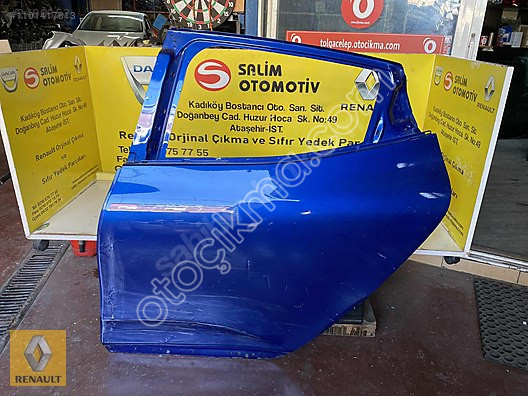 RENAULT CLIO 5 ÇIKMA ORJİNAL SOL ARKA KAPI VE DİĞER PAR