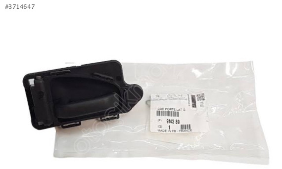 Citroen Saxo sol iç kapı açma kolu 9143 89