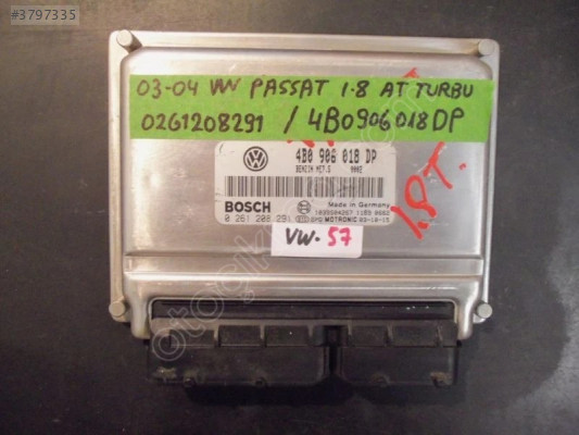 Opel Vectra 2.0 2004-2005 Motor Beyni / 0261208291 / 4B09063