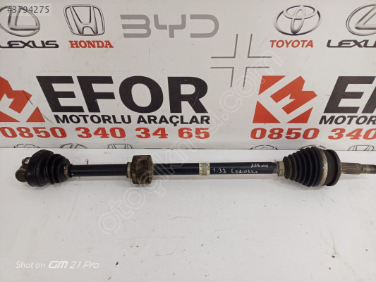 TOYOTA COROLLA 1.33 SAĞ AKS KOMPLE ORJİNAL ÇIKMA YEDEK PARÇA 13-1