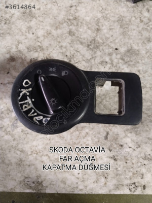 SKODA OCTAVİA ORJİNAL FAR AÇMA KAPATMA DÜĞMESİ