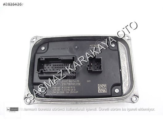 2239005420 MERCEDES E SERİ W213 LED FAR BEYNİ SIFIR KODLU