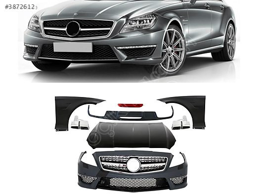 MERCEDES W218 CLS 2011-CLS63 AMG SET KAPUT ÇAMURLUKLU