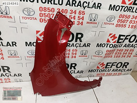 TOYOTA YARİS SAĞ ÖN ÇAMURLUK ÇIKMA ORİJİNAL PARÇA 2021-2024