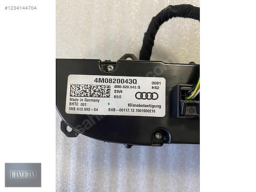 AUDİ Q7 KLİMA KONTROL PANELİ 4M0820043Q