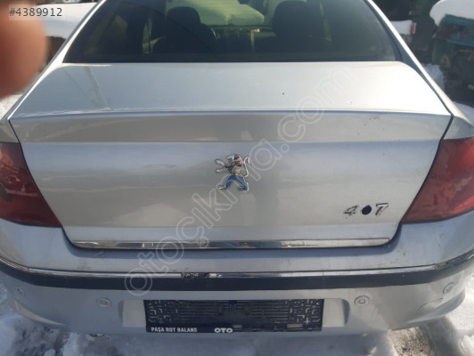 PEJO 407 2006 MODEL SEDAN BAGAJ KAPISI TEMİZ