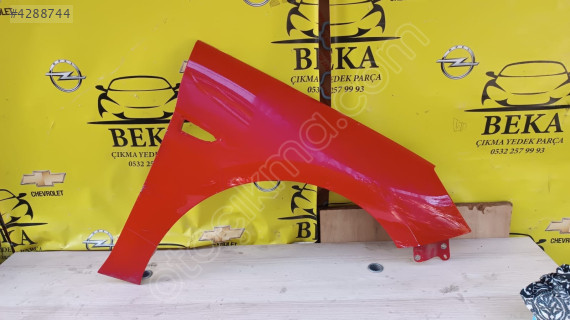 OPEL ASTRA K SAĞ ÖN ÇAMURLUK KIRMIZI ÇIKMA ORJİNAL YEDEK PARÇA