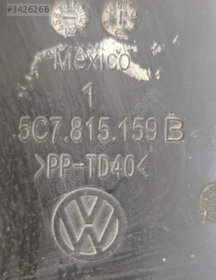 VOLKSWAGEN JETTA 2012 MODEL HAVA FİLTRESİ ALT KAPAĞI 5C7815159B