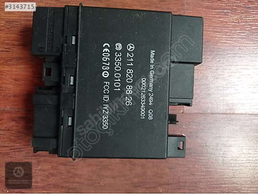 MERCEDES W211 E KASA SOL ARKA KEYLESS BEYNİ A2118208826