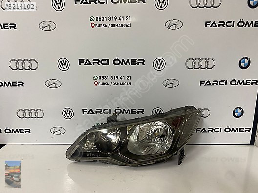 HONDA CİVİC FD6 XENON ÖN SOL FAR ORJİNAL HATASIZ