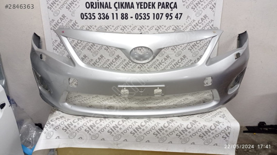 TOYOTA COROLLA 2010 2011 2012 ÖN TAMPON ÇIKMA ORJİNAL