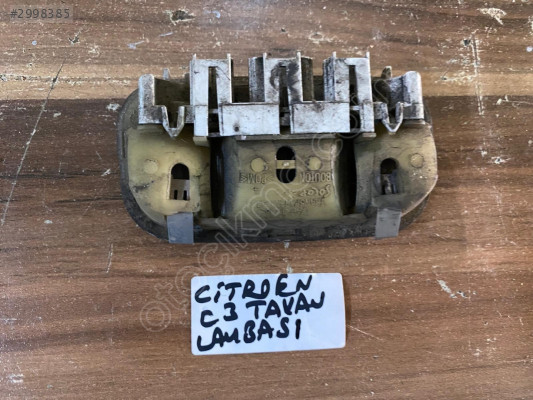 CİTROEN C3 TAVAN LAMBASI ORJİNAL ÇIKMA 2005-2010 MODEL