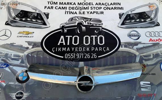 OPEL CORSA D ORJİNAL ÇIKMA ÖN PANJUR NİKELAJI