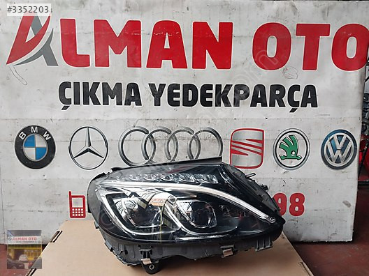 Mercedes W205 Kasa Sağ Far