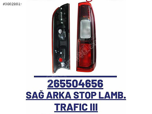 RENAULT TRAFİK ARKA STOP