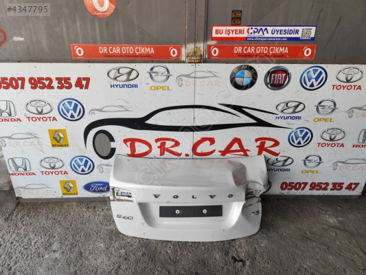 VOLVO S60 ARKA BAGAJ KAPAK ÇIKMA ORJİNAL 2011-2018