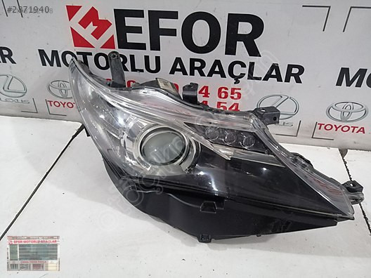 TOYOTA AURİS SAĞ FAR ÇIKMA ORJİNAL PARÇA 2013 - 2015