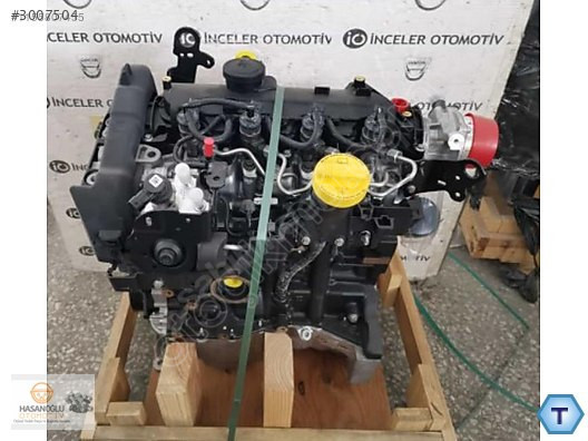 RENAULT CLIO4 1.5 dCi 75hp 8V DİZEL 4 SİL. K9K 612 ÇIKMA MOTOR