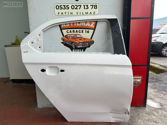 301 C ELYSEE SAĞ ARKA KAPI ORJİNAL BEYAZ
