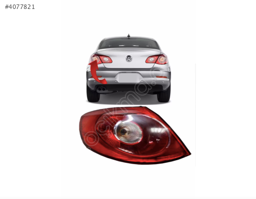 3C8945095D VW PASSAT CC 08-12 SOL DIŞ STOP LAMBASI