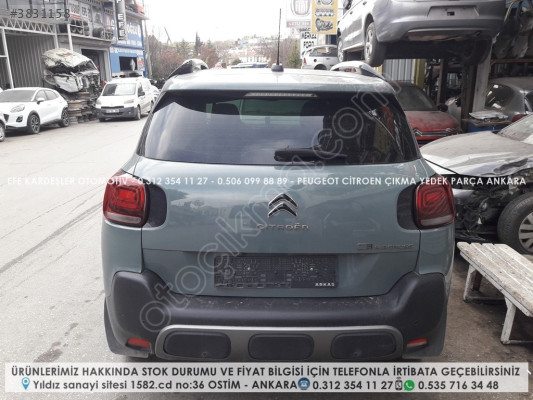 CİTROEN C3 AİRCROSS ÇIKMA DOLU ARKA KOMPLE