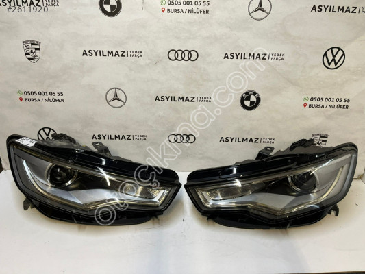 AUDİ A6 XENON SAĞ VE SOL TAKIM FAR ORJİNAL 2011-2014 UYUMLU