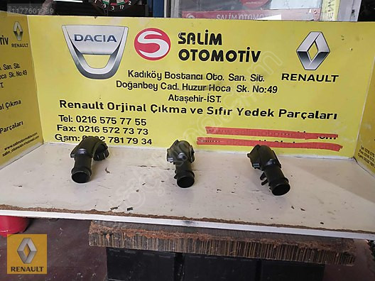 RENAULT CLIO 5 SIFIR ORJINAL HAVA FİLTRE BORUSU VE DİĞER PARÇALA