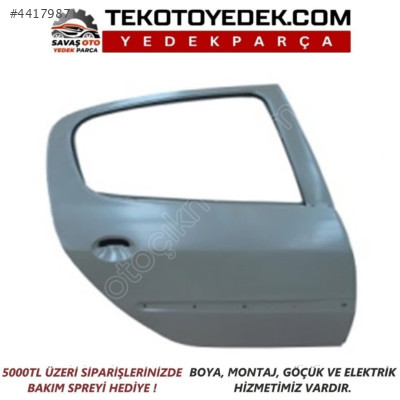 PEUGEOT 206 ARKA KAPI SAĞ SOL 1998 1999 2000 VE ÜZERİ / KAMPANYA