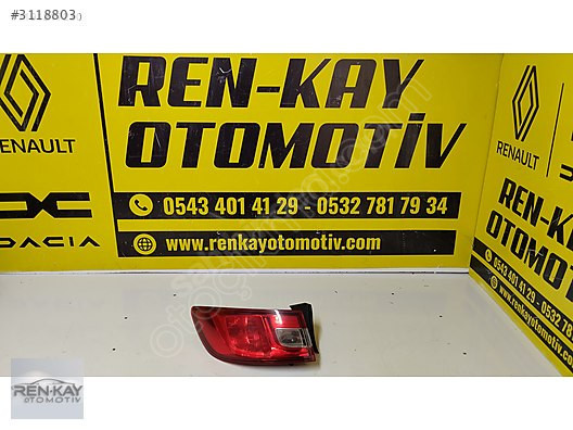 265553752R RENAULT CLİO 4 SOL DIŞ STOP ORJ ÇIKMA RENKAY OTO