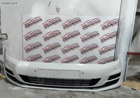 VW GOLF 7 BEYAZ ÖN TAMPON ORJINAL  HATASIZ