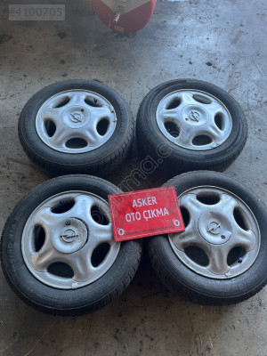 Corsa b jant takımı çelik 14 inc