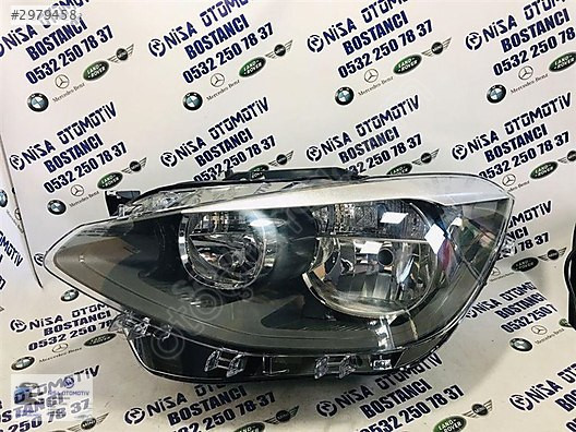 BMW 1 SERİSİ F20 MAKYAJSIZ XENONSUZ SOL FAR SIFIR 63117229671